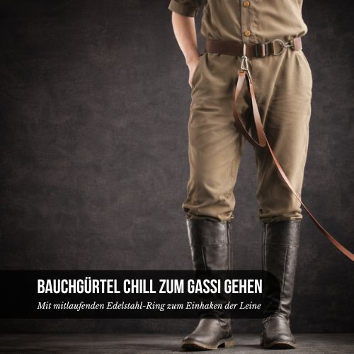 Leinen-Bauchgürtel CHILL - für entspannte Hundeführung
