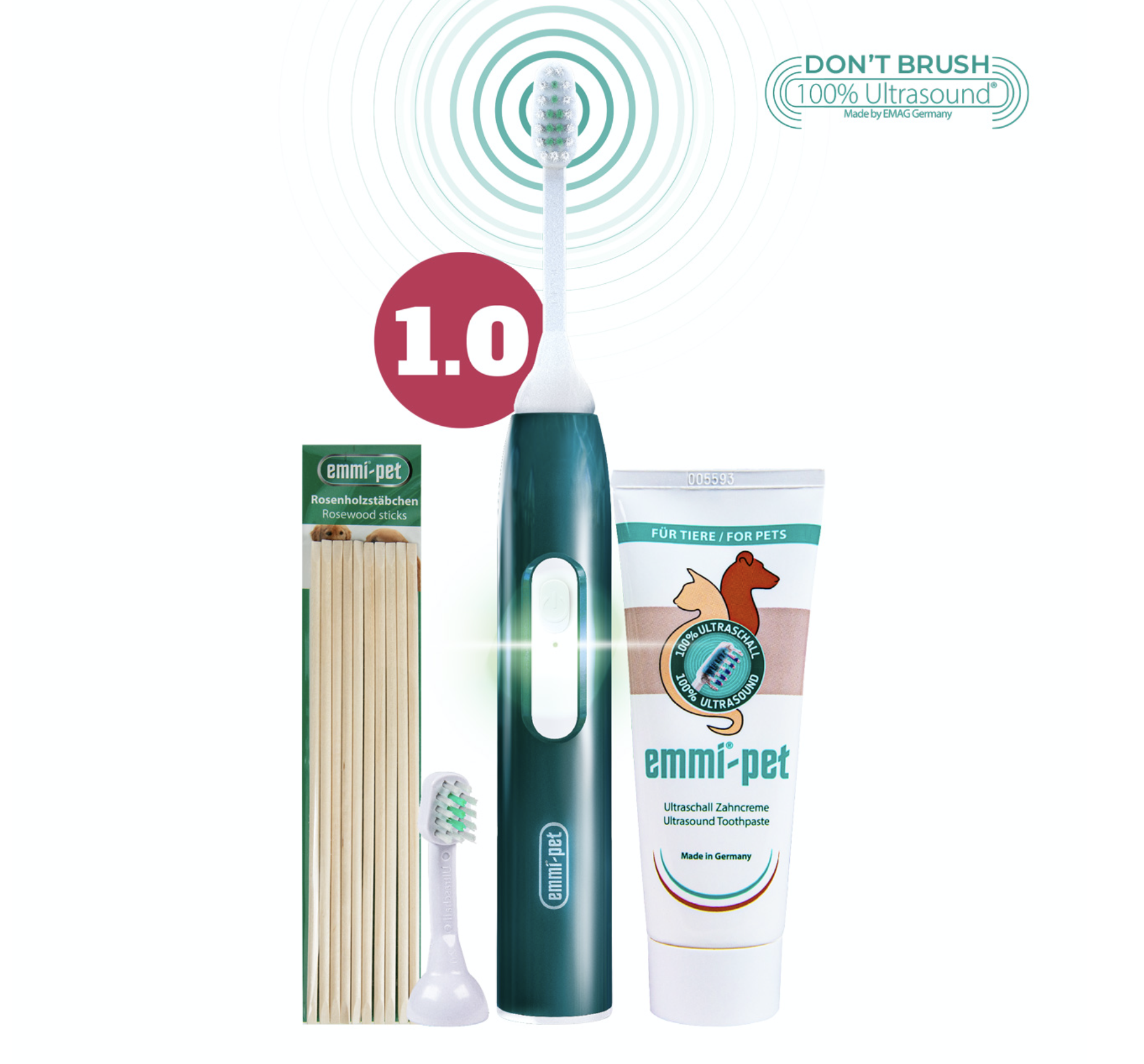 Ultrasonic toothbrush for dogs best sale
