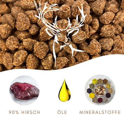 MyPetClub Wild-Snacks – Naturbelohnung aus dem Wald - HIRSCH