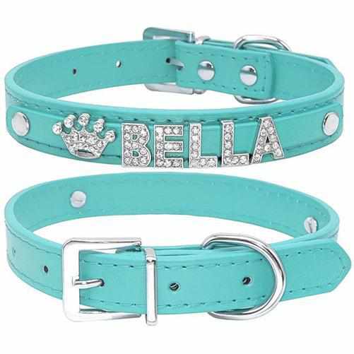 Personalized glitter dog collar – For small dogs with a big presence