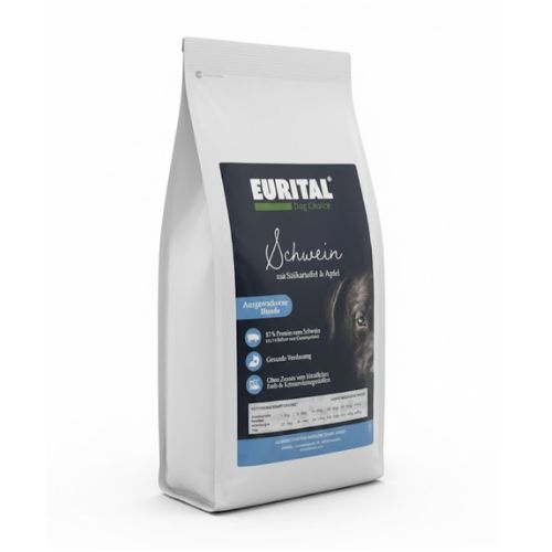 Eurital Dog Choice - Premium dog food for sensitive dogs – Pork &amp; Sweet Potato