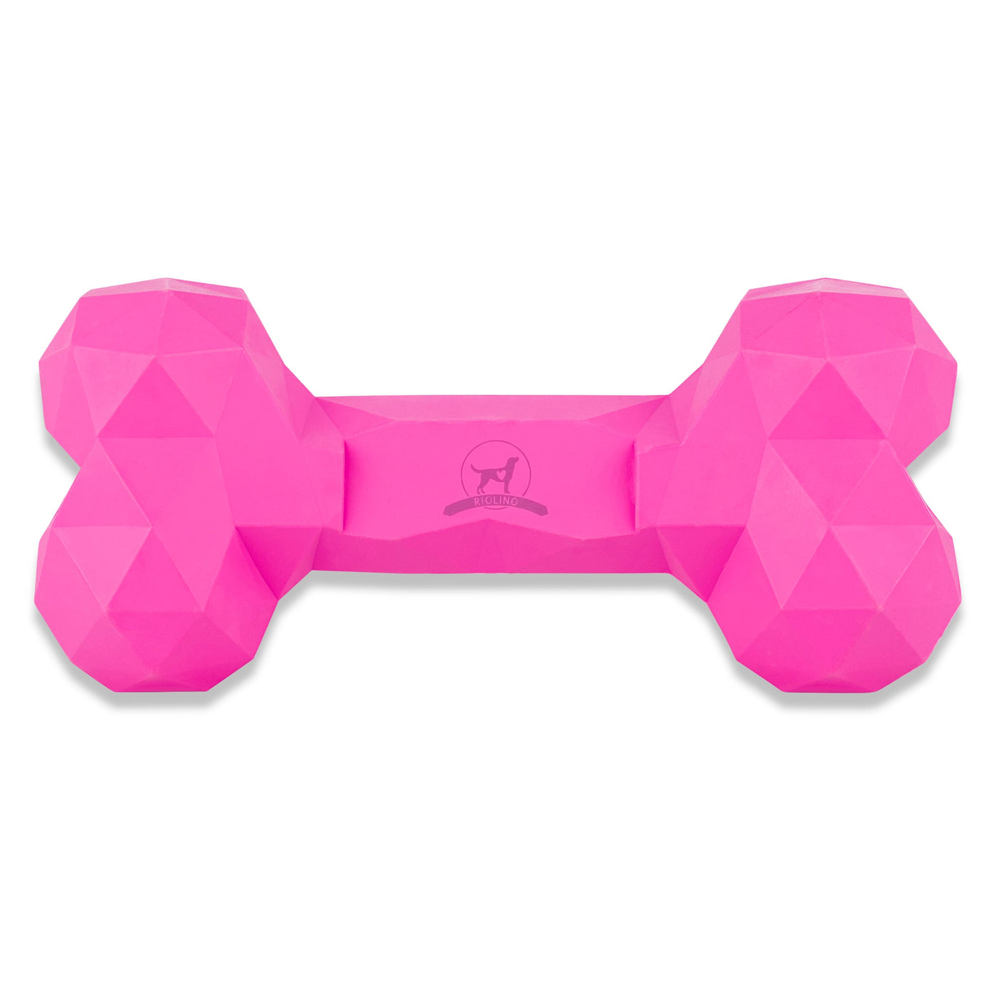 Riolino Hundespielzeug-Kauknochen – robust, gesund und stylisch 🐾 - PINK
