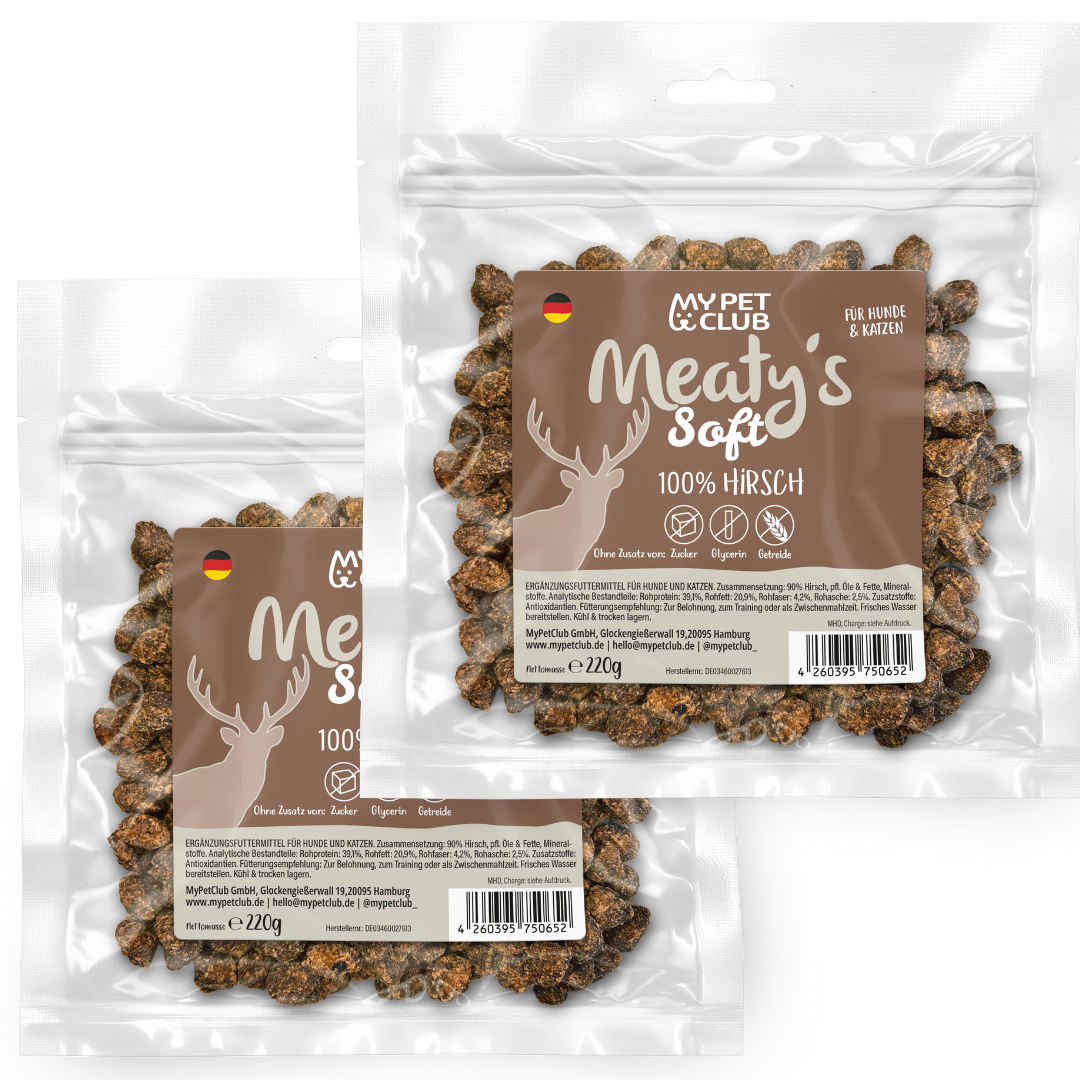 MyPetClub Wild-Snacks – Naturbelohnung aus dem Wald - HIRSCH