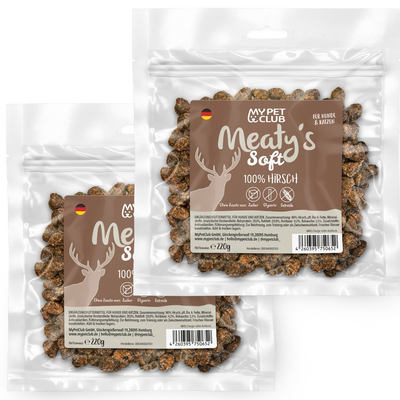 MyPetClub Wild-Snacks – Naturbelohnung aus dem Wald - HIRSCH