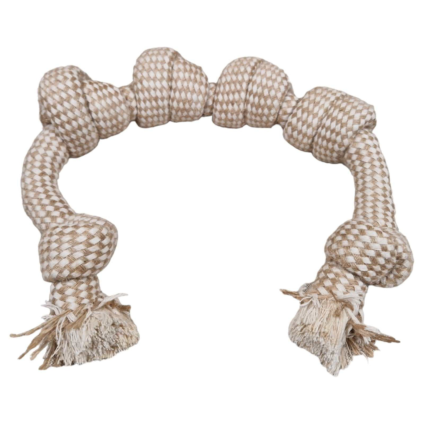 Natürliches, nachhaltiges Kauspielzeug für deinen Hund – aus Hanffasern und ungebleichter Baumwolle