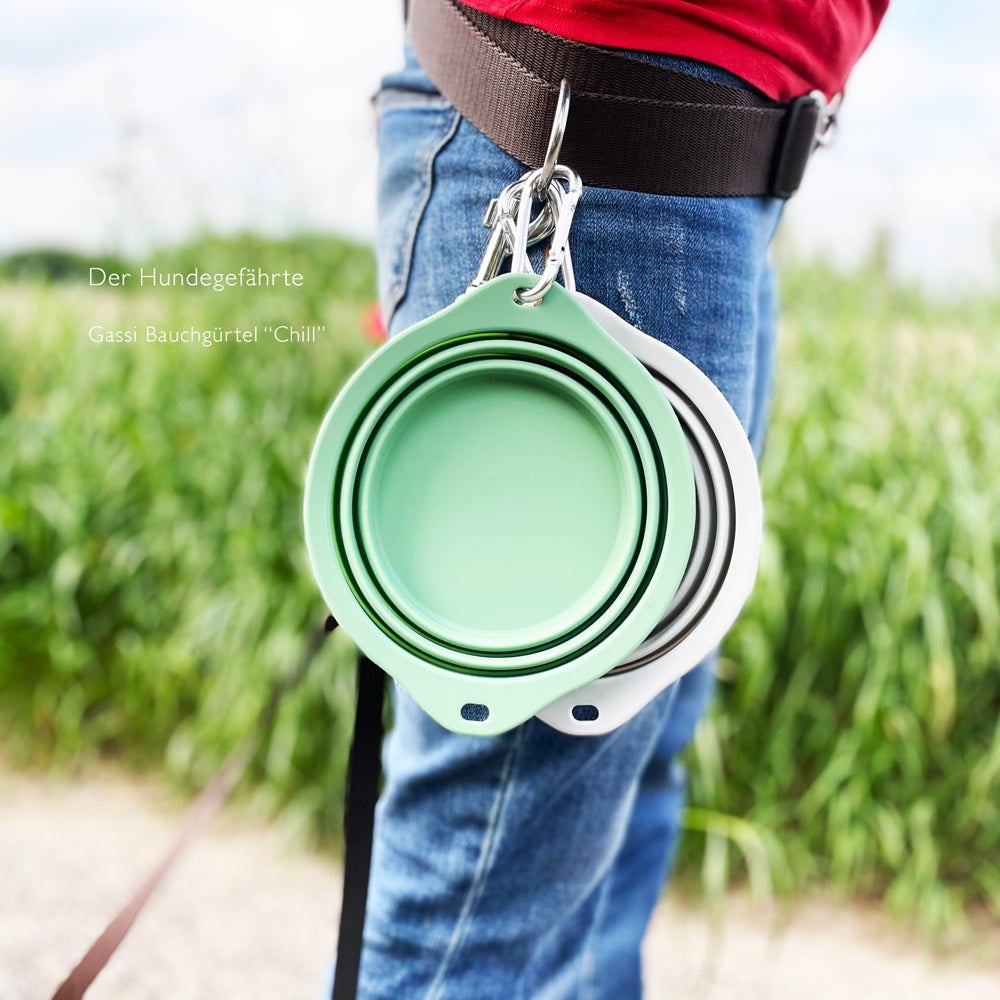 Portable silicone bowl "Mother Earth"